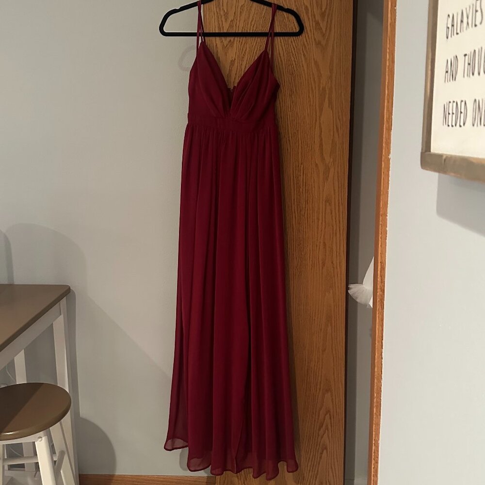 Red bridesmaid/formal dress